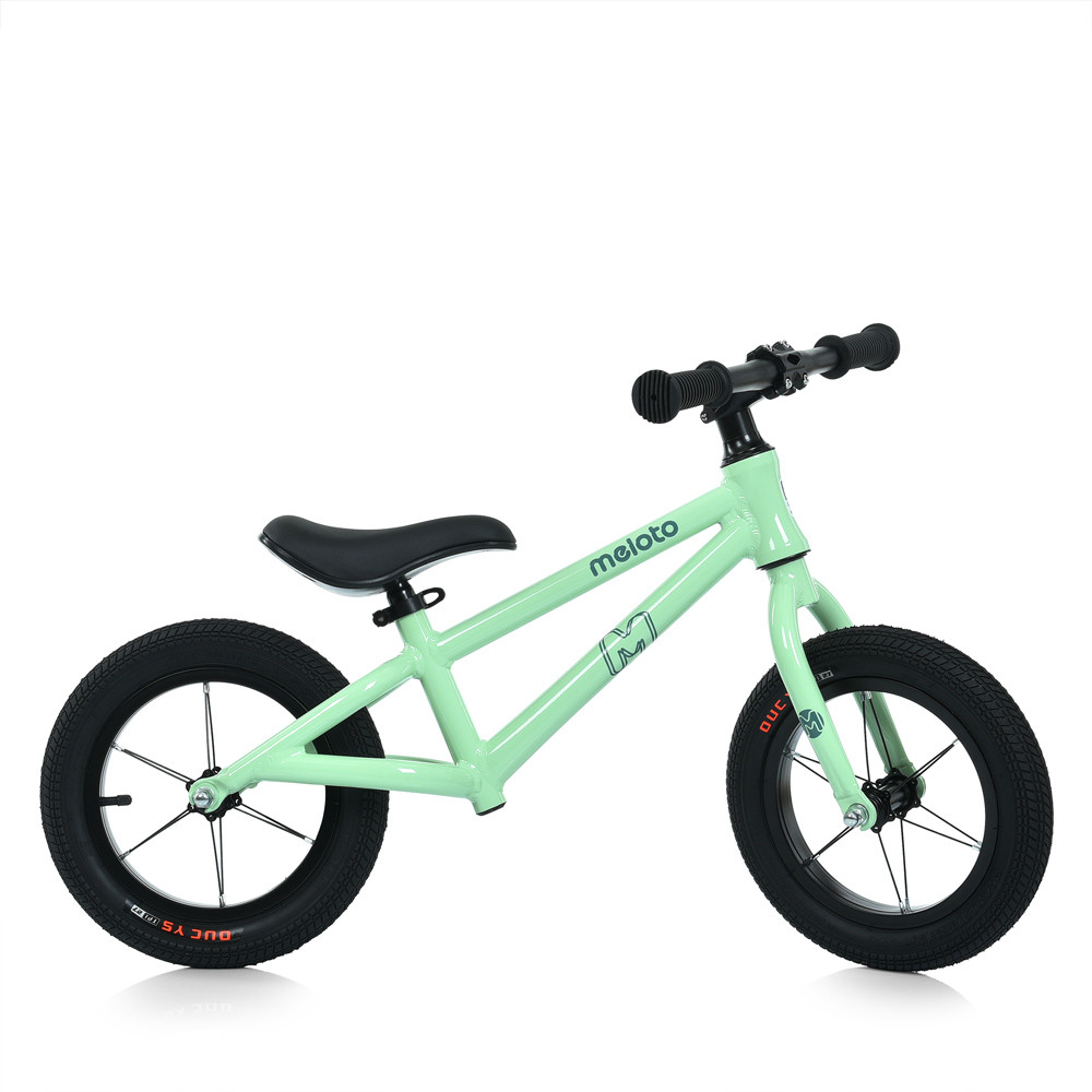 Дитячий велобіг MBB 1045-12-2 алюмінієва рама, колеса 12", зелений, фото 1