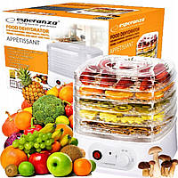Електронна сушарка для овочів і фруктів Esperanza (Польща), Сушарка для фруктів, Сушарка домашня, EZA