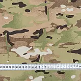 Оксфорд-135 PU Мультикам — камуфляжна тканина для плащів і наметів — тканина для військових виробів., фото 2