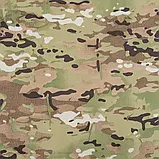 Оксфорд-135 PU Мультикам — камуфляжна тканина для плащів і наметів — тканина для військових виробів., фото 3