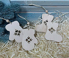 Декоративна підвіска Чобіток з візерунком 9см