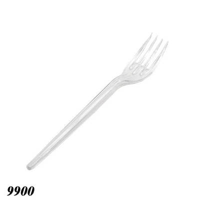 Виделка одноразова прозора 160 мм Super (100шт)