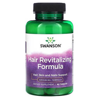 Swanson Hair Revitalizing Formula 60 таблеток