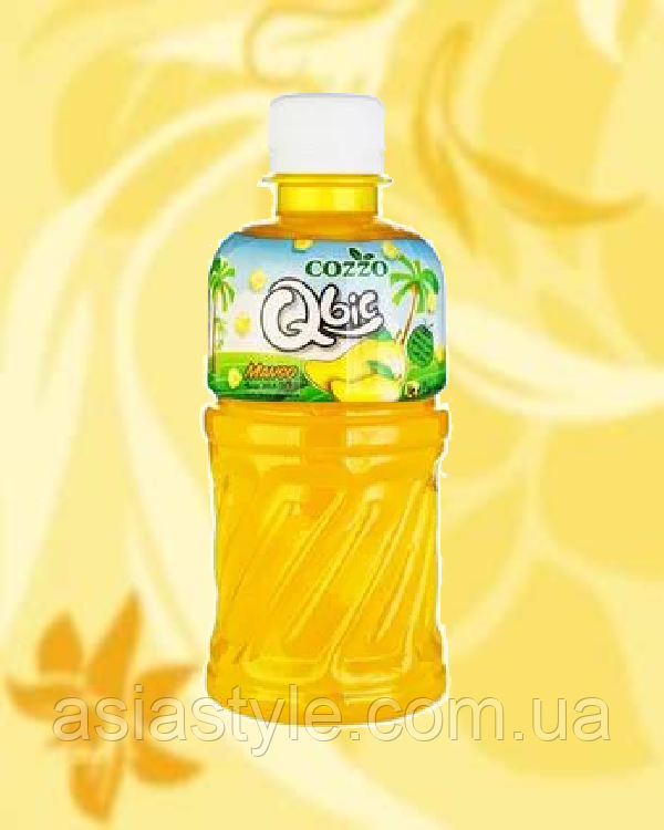 Напій з соком манго і м'якоттю кокоса, drink with mango juice and coconut, 320 мл, Cozzo,Малайзія, НВ
