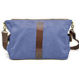 Чоловіча сумка через плече з канвасу та шкіри RKc-6690-4lx TARWA, фото 2