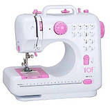 Швейна машинка електрична FHSM-505 побутова для шиття та домашнього використання з педаллю на 13 функцій, фото 10