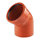 Коліно зовнішньої каналізації Magnaplast d110мм кут 30 (20110)