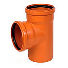 Трійник зовнішньої каналізації Magnaplast 200x160мм кут 87 (21380)