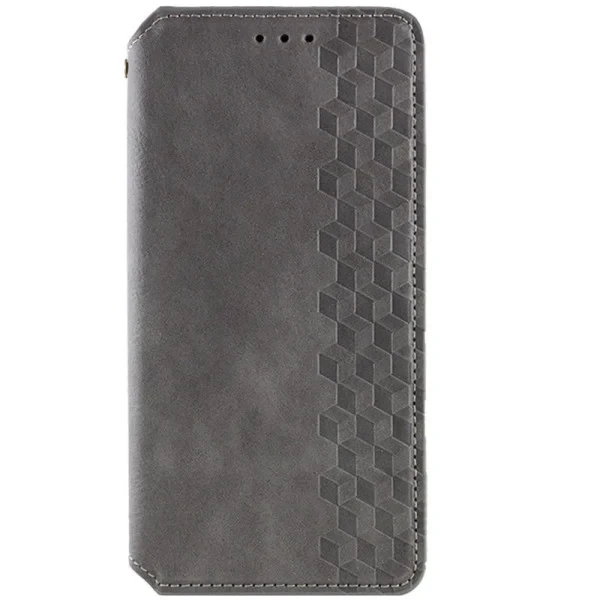 Чохол-книжка GETMAN Cubic (PU) для Xiaomi Redmi Note 13 4G Gray, фото 1