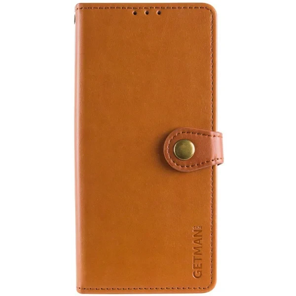 Чохол-книжка GETMAN Gallant (PU) для Xiaomi Redmi Note 13 Pro 4G/Poco M6 Pro 4G Brown, фото 1