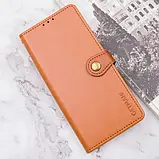 Чохол-книжка GETMAN Gallant (PU) для Xiaomi Redmi Note 13 Pro 4G/Poco M6 Pro 4G Brown, фото 4