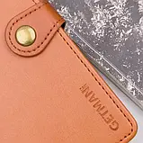 Чохол-книжка GETMAN Gallant (PU) для Xiaomi Redmi Note 13 Pro 4G/Poco M6 Pro 4G Brown, фото 5