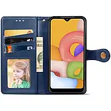 Чохол-книжка GETMAN Gallant (PU) для Samsung Galaxy S24 Ultra Blue, фото 2