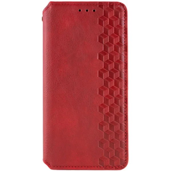 Чохол-книжка GETMAN Cubic (PU) для Xiaomi Redmi Note 13 4G Red, фото 1