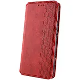 Чохол-книжка GETMAN Cubic (PU) для Xiaomi Redmi Note 13 4G Red, фото 4