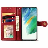 Чохол-книжка GETMAN Gallant (PU) для Samsung Galaxy S24 Red, фото 2