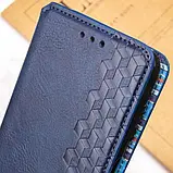 Чохол-книжка GETMAN Cubic (PU) для Xiaomi Redmi A3 Blue, фото 6