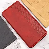 Чохол-книжка GETMAN Cubic (PU) для Xiaomi Redmi Note 13 4G Red, фото 5