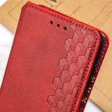 Чохол-книжка GETMAN Cubic (PU) для Xiaomi Redmi A3 Red, фото 6