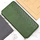 Чохол-книжка GETMAN Cubic (PU) для Xiaomi Redmi Note 13 Pro 4G/Poco M6 Pro 4G Green, фото 4