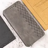 Чохол-книжка GETMAN Cubic (PU) для Xiaomi Redmi Note 13 4G Gray, фото 5