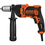 Дриль Black+Decker BEH850K Black Orange, фото 2
