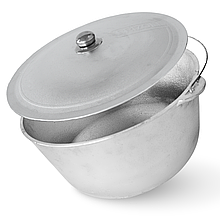 Казан алюмінієвий Brizoll з дужкою та кришкою 15 л