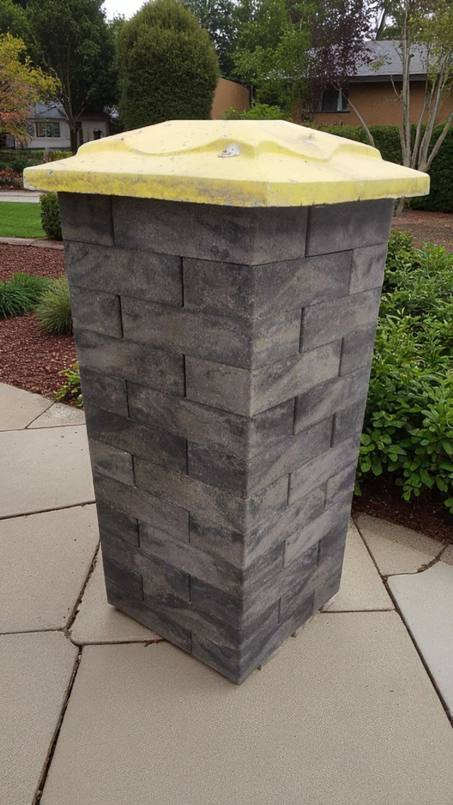 Цегла для стовпів паркану облицювальна ColorMix чорна, графіт, сіра Цегла для стовпів паркану облицювальна ColorMix чорна, графіт, сіра