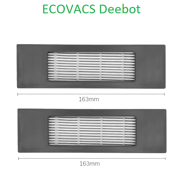 Фільтр для робота-пилососа Ecovacs Deebot Ozmo N8 (DLN26-21) N8+ (DLN26) N8 Pro (DLN11-11) N8 Pro+ (DLN11) 2шт
