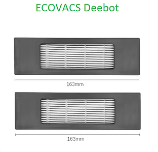 HEPA фильтри для робота пилососа Ecovacs Deebot Ozmo T8 ( DLX11-44 ) ,T8 Plus ( DLX11-54 ) 2 штуки