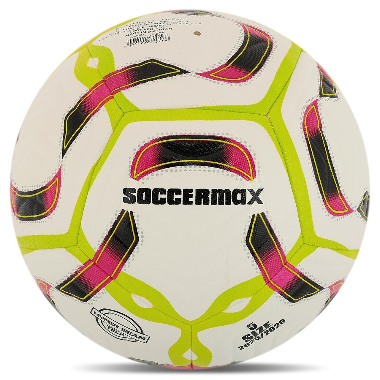 М'яч футбольний SOCCERMAX FB-4167 всепогодний білий