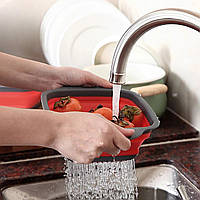 Сито з ручками складане із силікону