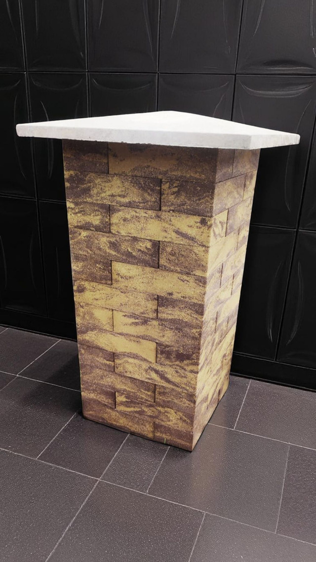 Цегла для стовпів паркану облицювальна ColorMix коричнева, жовта Цегла для стовпів паркану облицювальна ColorMix коричнева, жовта