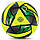 М'яч футбольний SOCCERMAX FB-4126 (PU) розмір 5 всепогодний жовтий-зелений, фото 3