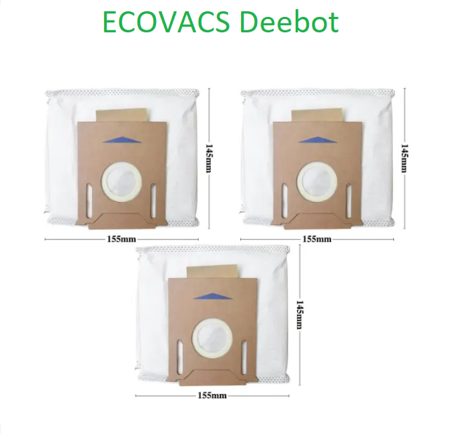 Мішок для пилу для робота-пилососа Ecovacs Deebot OZMO N8 T8 T9 N10 3шт
