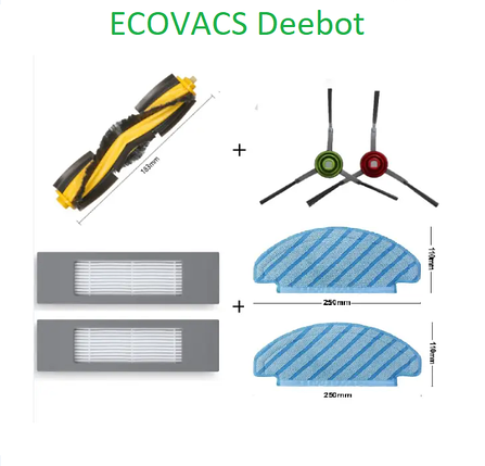 Набір максимальний для робота-пилососа Ecovacs Deebot OZMO N8 T8 N10 Yeedi, фото 1
