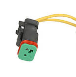 459/M3088, 721/10763, 730/00606, 715/04300 Роз'єм на соленоїд на JCB 3CX, 4CX, фото 2