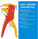 Багатофункціональний автоматичний пристрій для зачистки проводів MT-080, фото 5