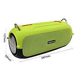 Портативна акустика — бездротова колонка Hopestar A41 Party зелена, фото 6