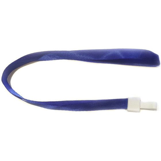 Шнурок для бейджу з карабіном LD-01, синій