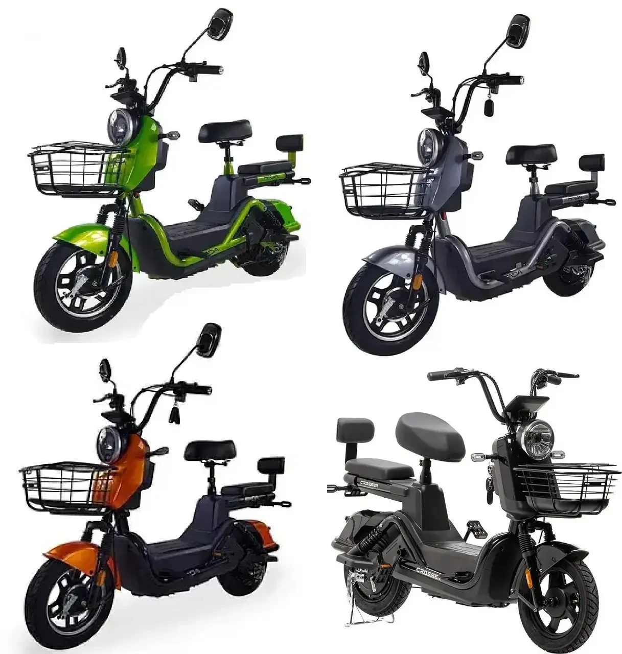 Электровелосипед Crosser CR2 600W-60V-20Ah шини 14"/14" купити дешево в Україні
