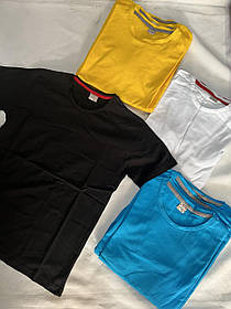 Футболки однотонні для дітей р.13/16; Гурт. Туреччина