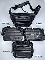 Чоловіча сумка-бананка,  з натуральної шкіри 20*12*7