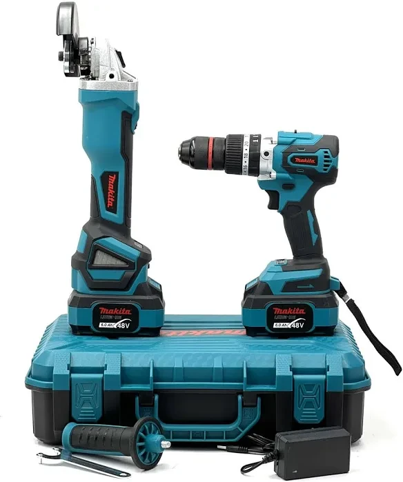Набор аккумуляторного инструмента Makita 2 в 1 (36V/6A) шуруповерт Makita DTW 485, болгарка Makita