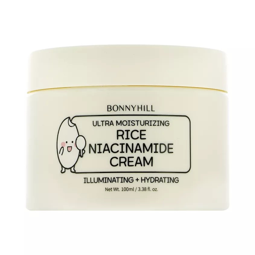 Зволожуючий крем для обличчя з екстрактом рису та ніацинаміду Bonnyhill Rice Niacinamide Cream 100 мл