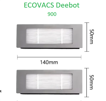 Фільтр для робота-пилососа Ecovacs Deebot Ozmo 900 DN5G 905 2шт, фото 1