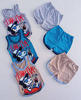 Костюм 2-ка дитячий літній із принтом на хлопчика р 24-28 (3кв) "MARI" недорого від прямого постачальника