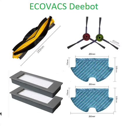 Набір максимальний для робота-пилососа Ecovacs Deebot Ozmo 900 DN5G 905, фото 1
