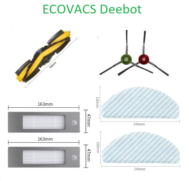 Набір максимальний для робота-пилососа  Ecovacs Deebot Ozmo T9 ( DLX13-44 ) T9+ ( 13-54 )