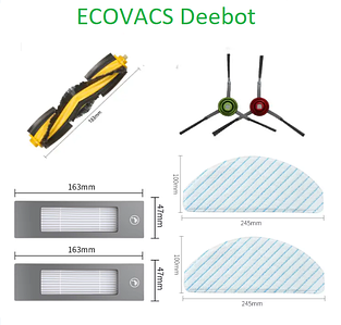 Набір максимальний для робота-пилососа  Ecovacs Deebot Ozmo T9 ( DLX13-44 ) T9+ ( DLX13-54 ) T9 AIVI T9 PRO